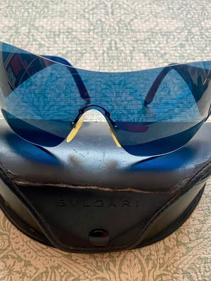 Bvlgari Vintage Women's Sunglasses Blue Navy used