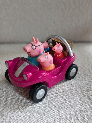 Peppa Pig purple beach buggy used, talking musical car