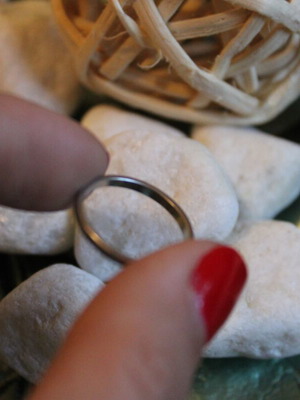 Veraki ring used, silver