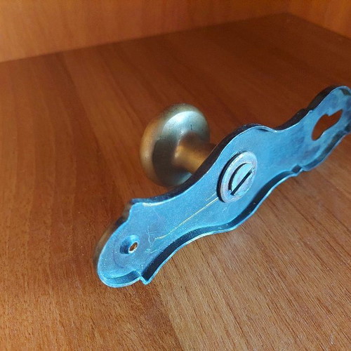 Retro door handle used, antique