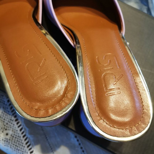 Mule Iris luxury shoes like new, purple, size 39