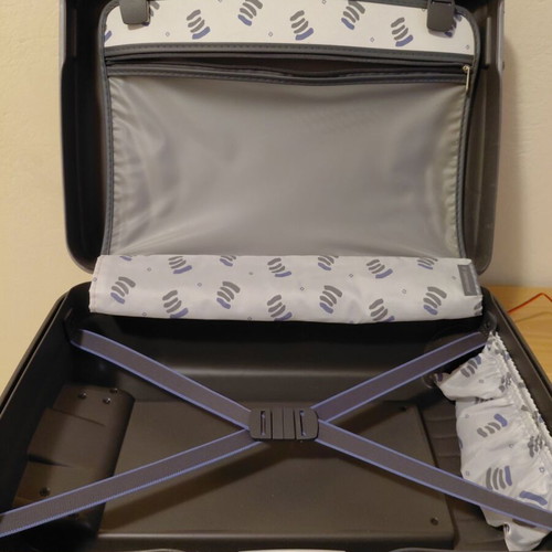 Samsonite cabin suitcase used with hard shell and lock