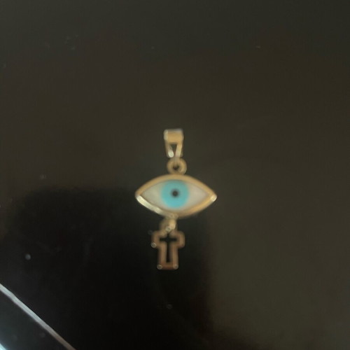 Gold mataki 14 carat used with pendant cross