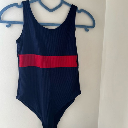 Baywatch bodysuit new, size S, blue and red