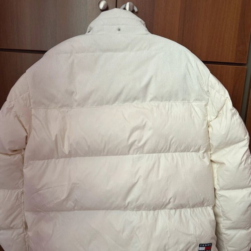 Tommy Jeans Alaska Puffer Jacket, white, XXL, detachable hood