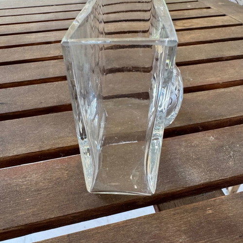 KOSTA BODA collectible crystal bowl and puffed heart jar by Anna Ehrner & Bertil Vallien