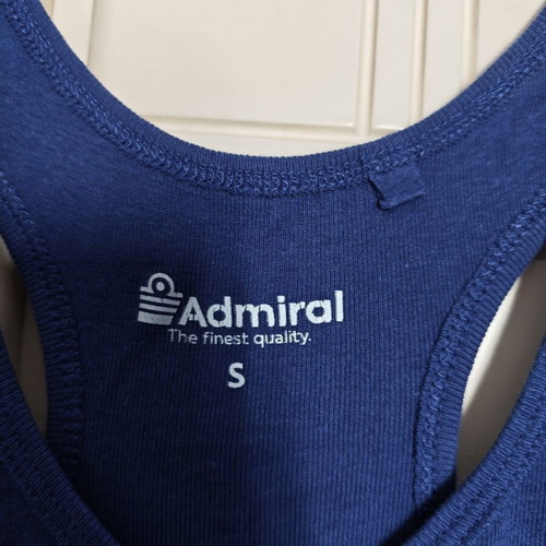 Admiral navy sports tank top like new