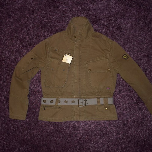 Belstaff Women's Jacket size L used, brown, made in Italy