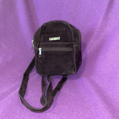 Velvet purple backpack like new, small everyday