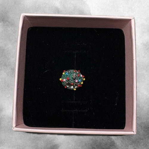 Pandora Christmas Tree Charm new, sterling silver and enamel
