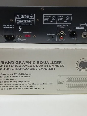 Equalizer 2x31 bands 2U like new