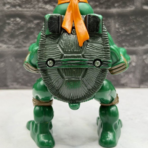 Michelangelo Backflip TMNT figure used Playmates Toys 2004