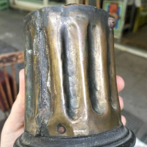 Antique coffee grinder used