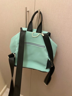 Backpack new, turquoise, summer style