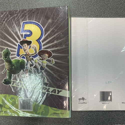 Toy Story 3 Pixar folder and notebook new
