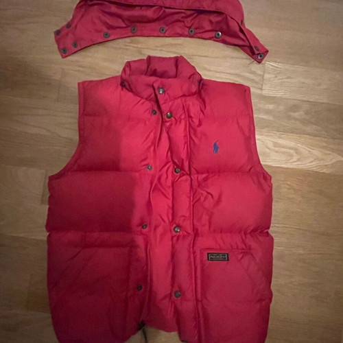 Ralph Lauren polo sleeveless red jacket small