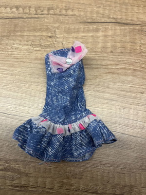 Barbie Super Style denim dress from Mattel 1988 like new