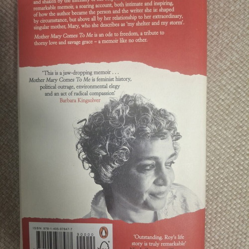 Mother Mary Comes To Me by Arundhati Roy, autobiography