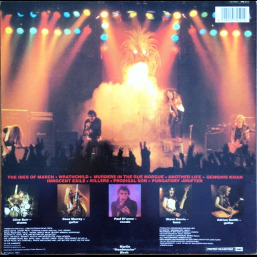 Iron Maiden Killers βινύλιο LP άλμπουμ μεταχειρισμένο, γαλλική έκδοση