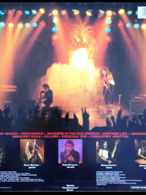 Iron Maiden Killers βινύλιο LP άλμπουμ μεταχειρισμένο, γαλλική έκδοση