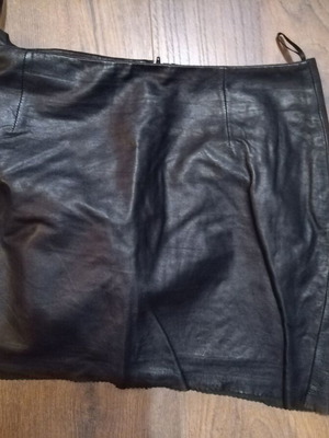 Leather mini skirt like new, size L/40/12