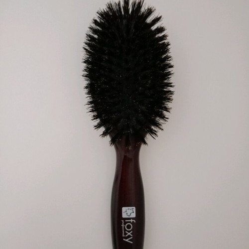 Foxy Professional hairbrush used with minor wood damage