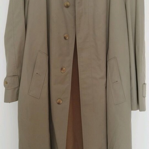 Lord men's trench coat beige like new, wool and cashmere