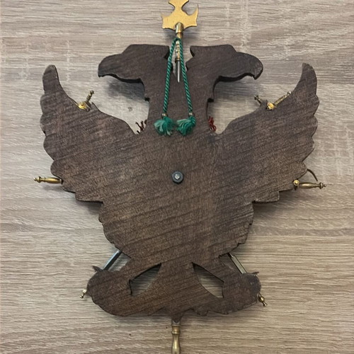 Vintage decorative Toledo wall coat of arms with swords used