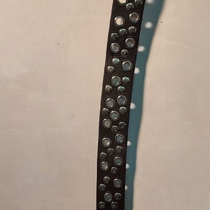 Three belts new with silver studs and stars