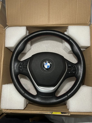 BMW F20 F30 steering wheel, leather with buttons