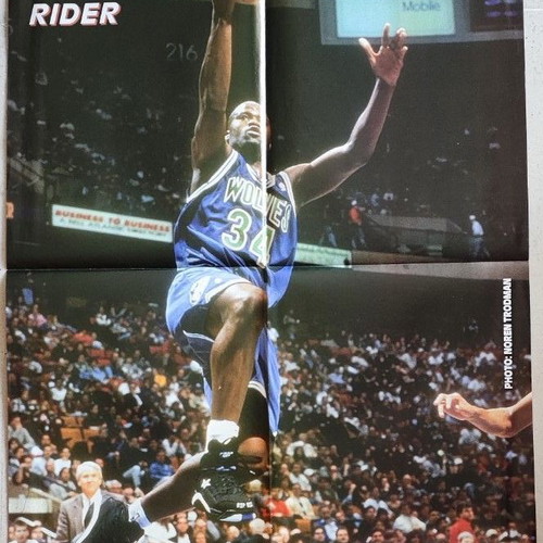 Rare double poster Cedric Cebalos & Isaiah Rider like new