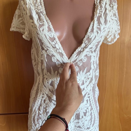 Lace jacket like new, length 65cm, armpit 40-60cm