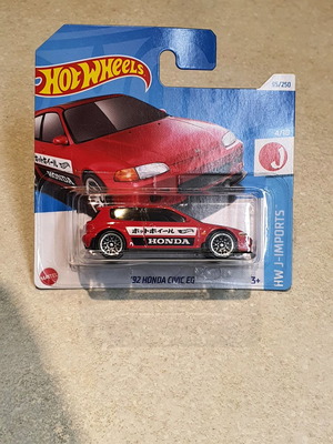 Honda Civic 92' Hot Wheels καινούργιο