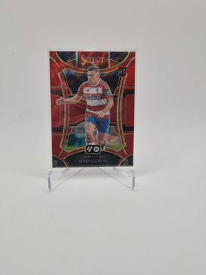 2023-24 Panini Select La Liga Mezzanine Red Wave Prizm Myrto Uzuni #151 Rookie RC used