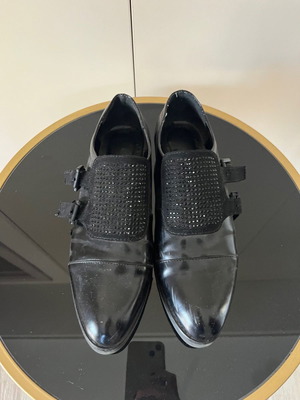 Migato loafers μεταχειρισμένα, μέγεθος 38, μαύρα