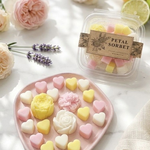 Petal Sorbet handmade scented wax melts 50gr, new