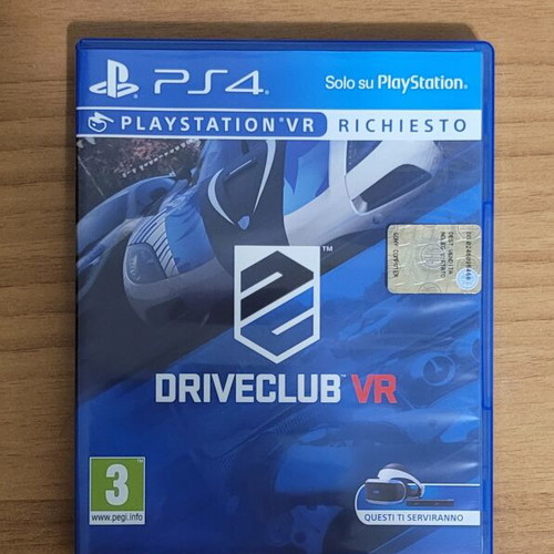 Driveclub VR PS4 game, European version