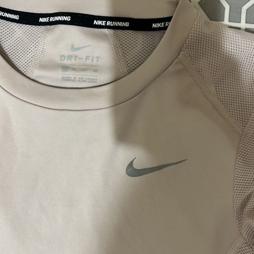 Nike running T-shirt, pink, size M
