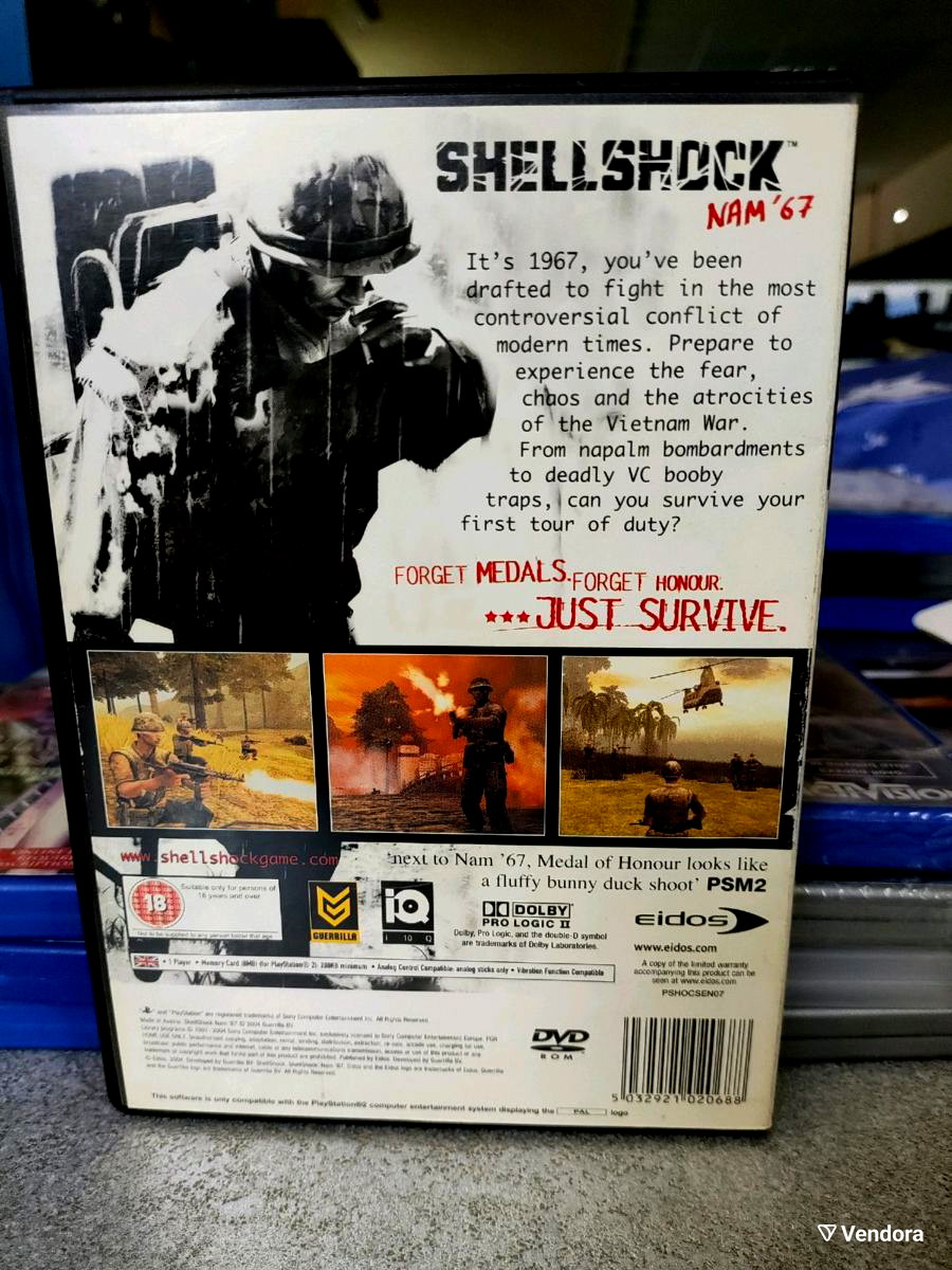 ShellShock: Nam '67 (PS2) (PlayStation), Used, 5032921020688