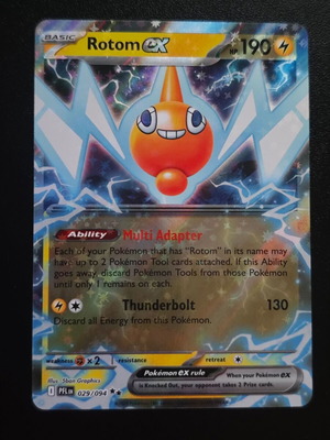 Pokemon Rotom ex 029/094 from Phantasmal Flames 2025 collection new