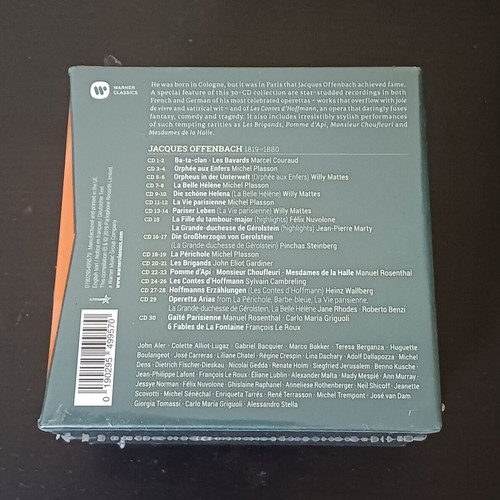 Jacques Offenbach The Operas and Operettas Boxset 30 CD new, classical