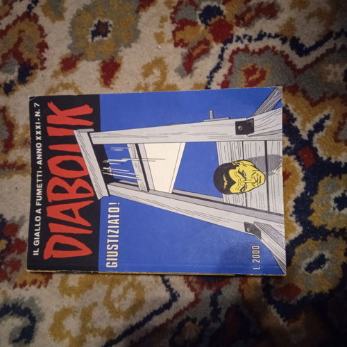 Italian Diabolik comic issue from 1992