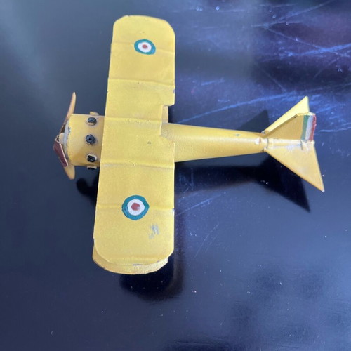 Vintage tin airplane like new for modeling