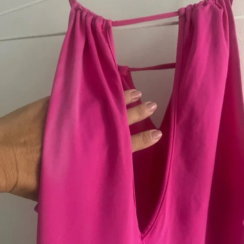 Versace fuchsia dress size M used, lycra fabric