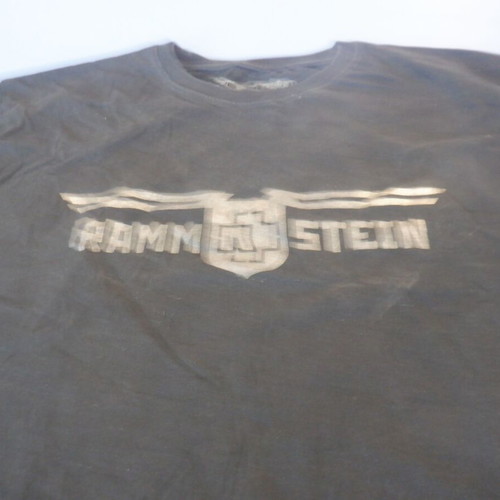 Rammstein "Golden logo" authentic T-shirt size XXL used