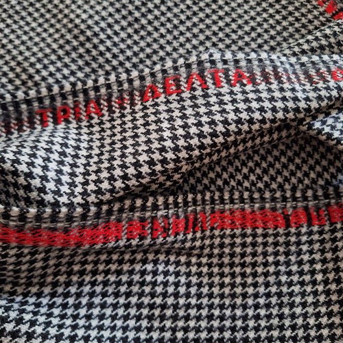 Wool fabric Pied de Poule new, DIMITRIADIS TRIA ALFA brand
