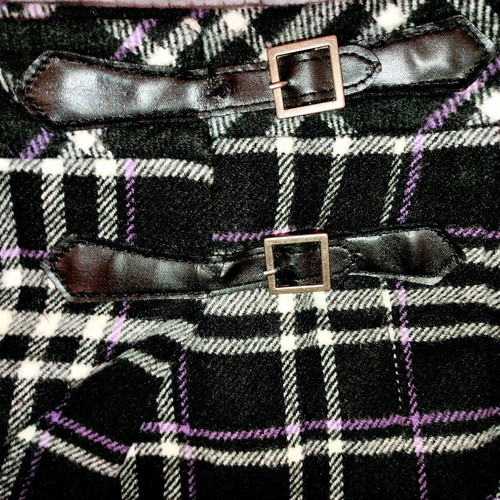 Yessica plaid pleated kilt style skirt used, size M