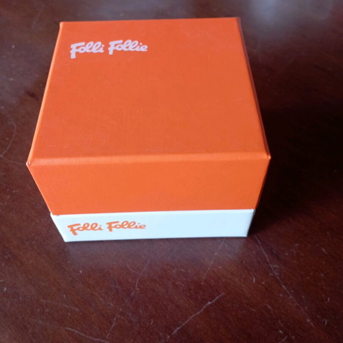 Folli Follie women's watch new, small dial, white rubber strap