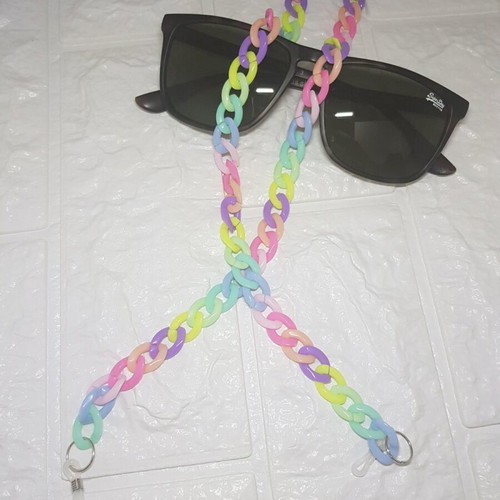 Glasses chain 69 cm new, multicolored