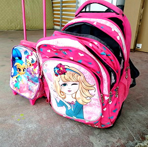 Σχολική τσάντα ΤΡΟΛΕΪ POLO GLOW GIRL
